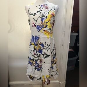 Banana Republic Summer Floral Sleeveless Dress